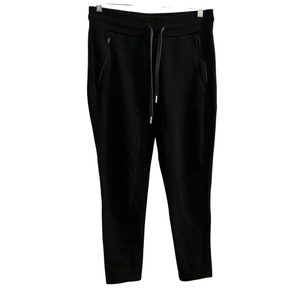 Rokwolf Women’s Black Jogger Pants Size L Drawstring‎ Waist Casual